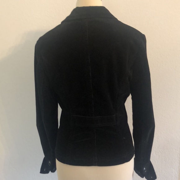 Ambition Black coudoroy jacket with buttons - Picture 2 of 5